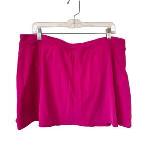 Lands Womens Swim Skirt Bottom   Plus Size 16 Pink